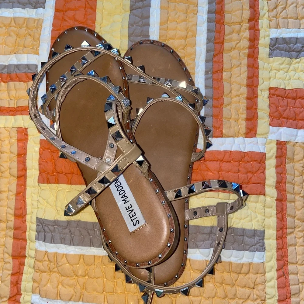 Steve Madden studded wrap sandals